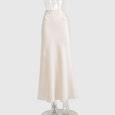 Cordelia - Satinrock mit Fishtail-Silhouette