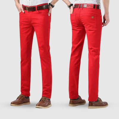 Herren Sommer Farbene Hosen | Reguläre Passform