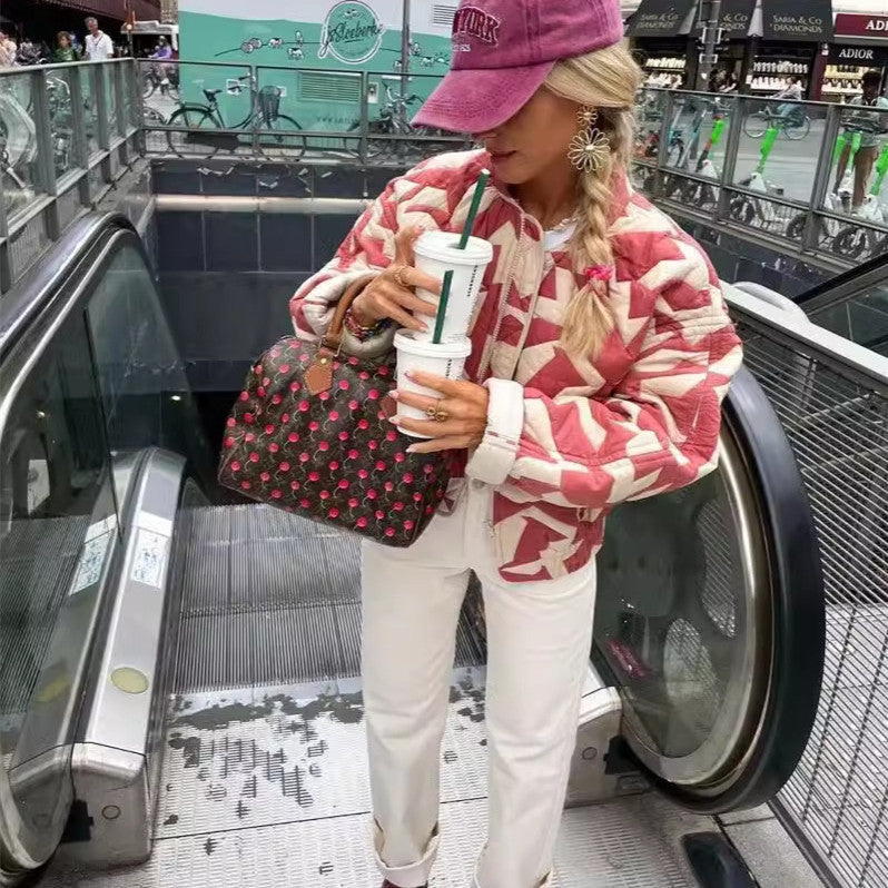 Joy – Lässiger Blümchen-Mantel