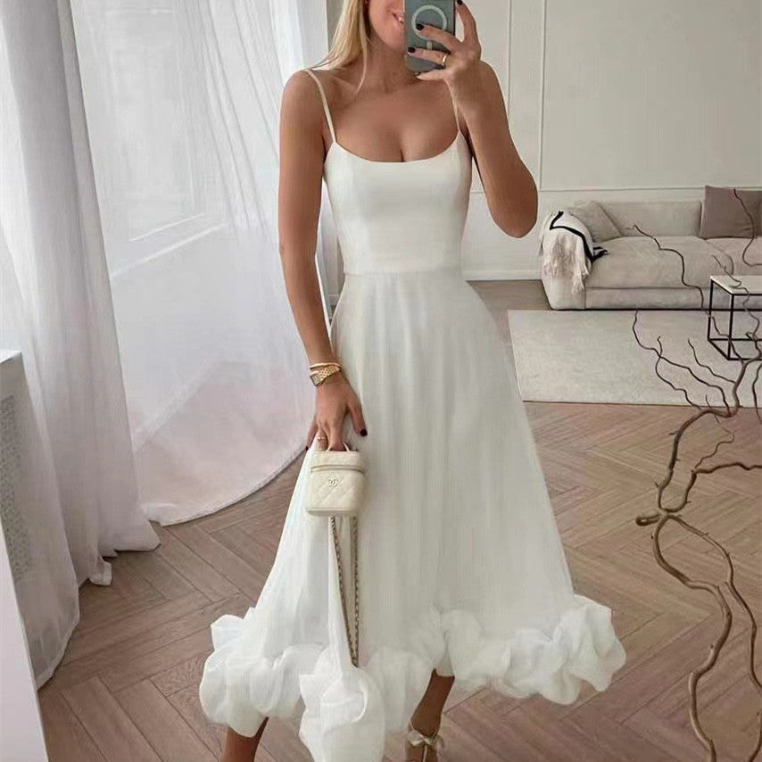 Kelly – A-Linien Rock mit großen dreidimensionalen Blumen für Damen