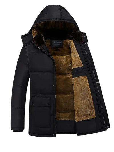 Herren Wendbare Vlies-Winterjacke
