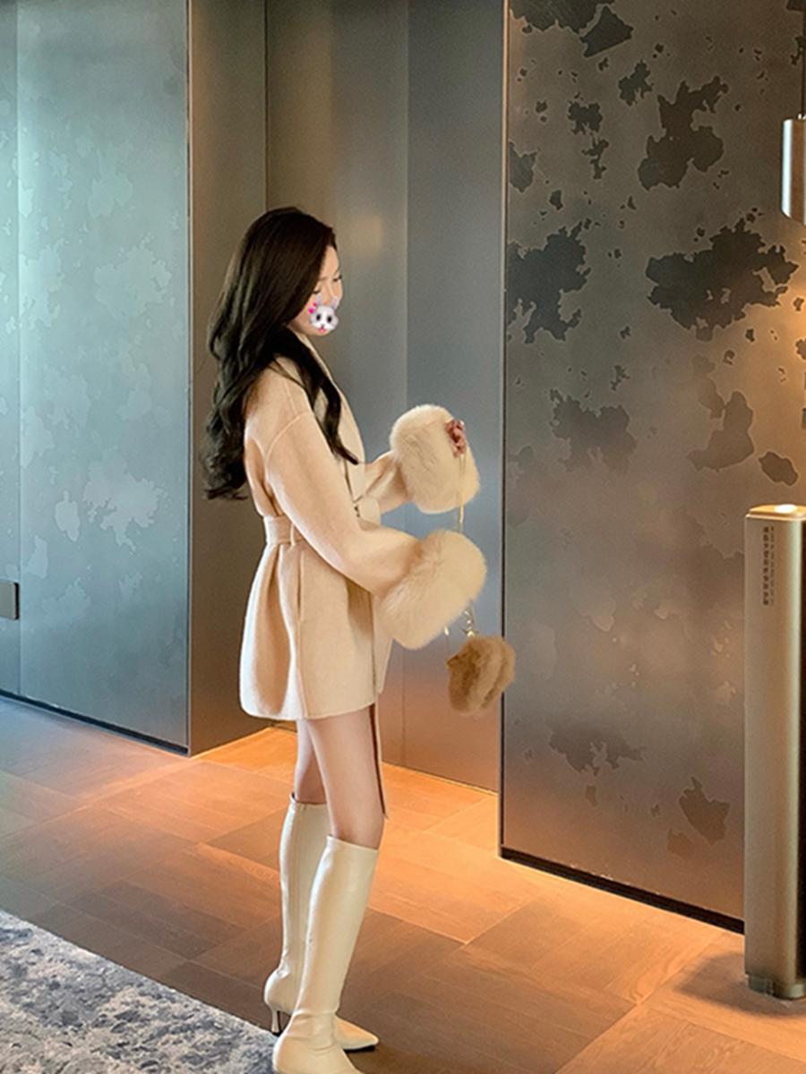 Aurelia - Warmer Wollmantel Stilvolle Damenoberbekleidung