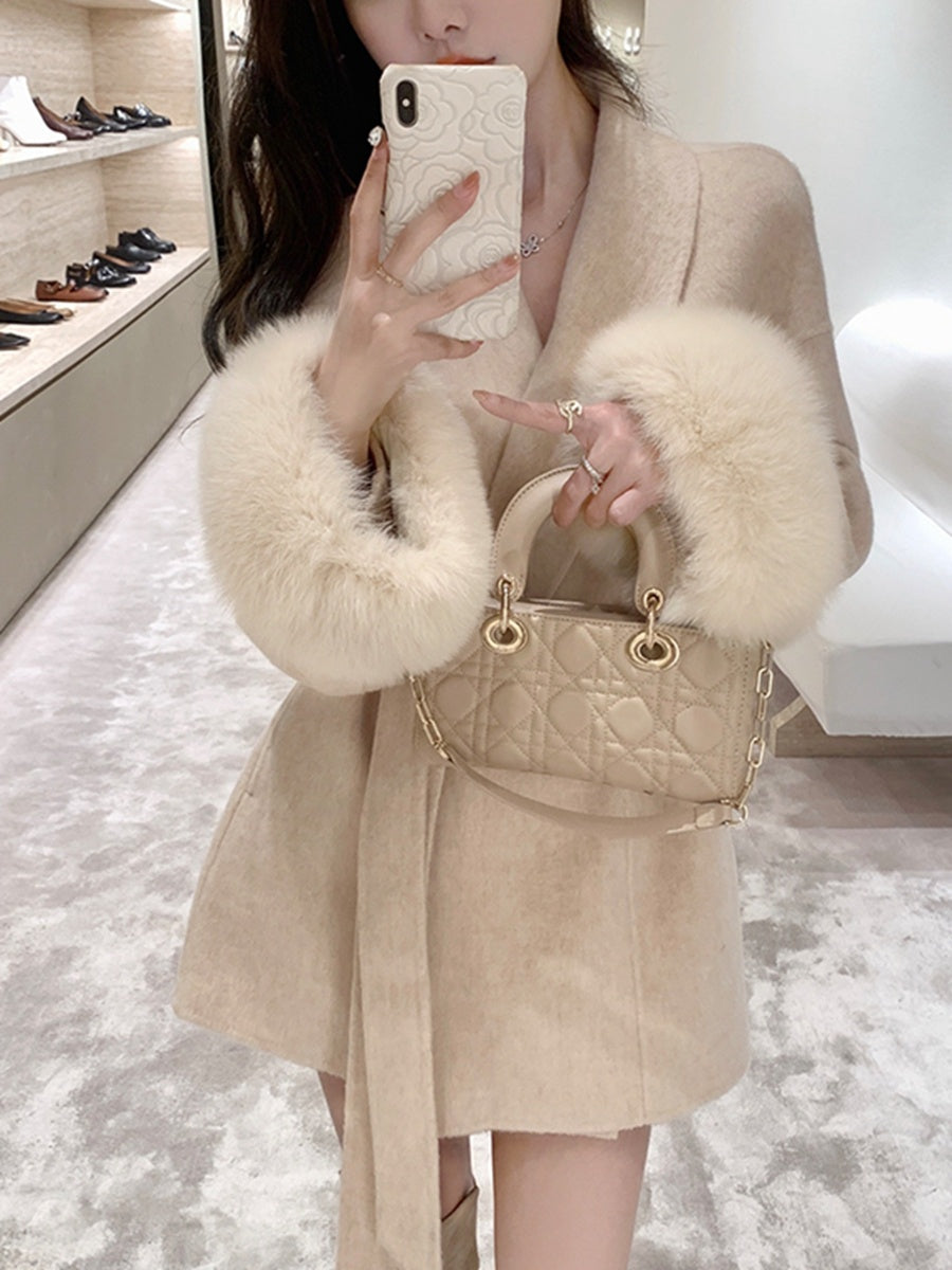 Aurelia - Warmer Wollmantel Stilvolle Damenoberbekleidung