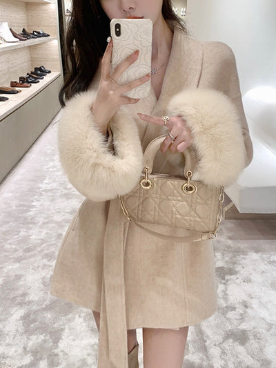 Aurelia - Warmer Wollmantel Stilvolle Damenoberbekleidung