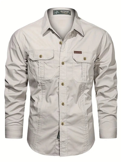 Umberto - Langarmshirt aus Baumwolle für Herren