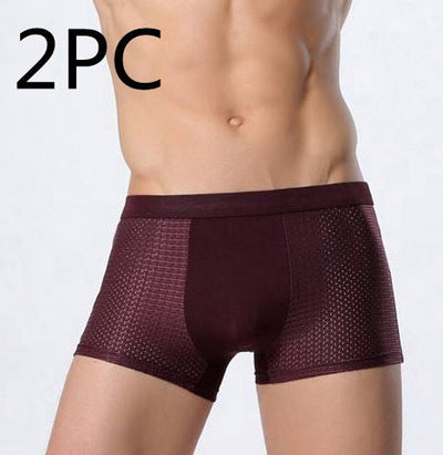 Rowan – Hochwertige Herren-Boxershorts aus Eiskrepp mit Mesh