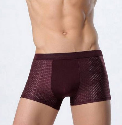 Rowan – Hochwertige Herren-Boxershorts aus Eiskrepp mit Mesh