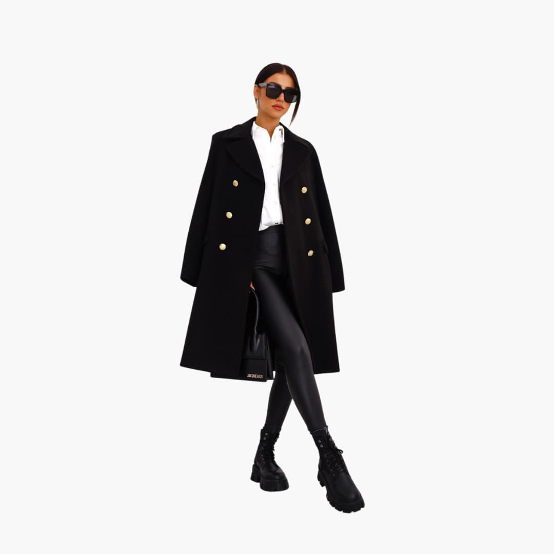 Lapel Collar Trenchcoat für Damen