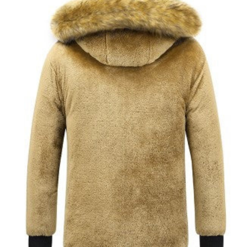 Winterjacke Herren Parka Warm | Abnehmbare Kapuze