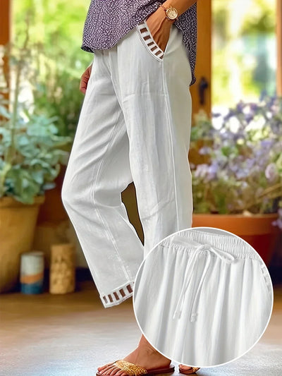 Tracey - Kontrast Besatz Verkürzt Hose