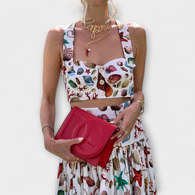 Heather - Elegantes Zweiteiliges Rock-Set