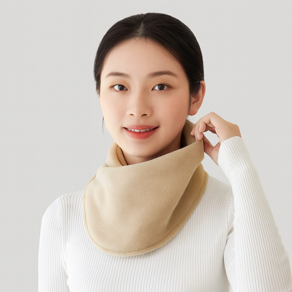 Alvera | Samt-Halstuch für warme Wintertage