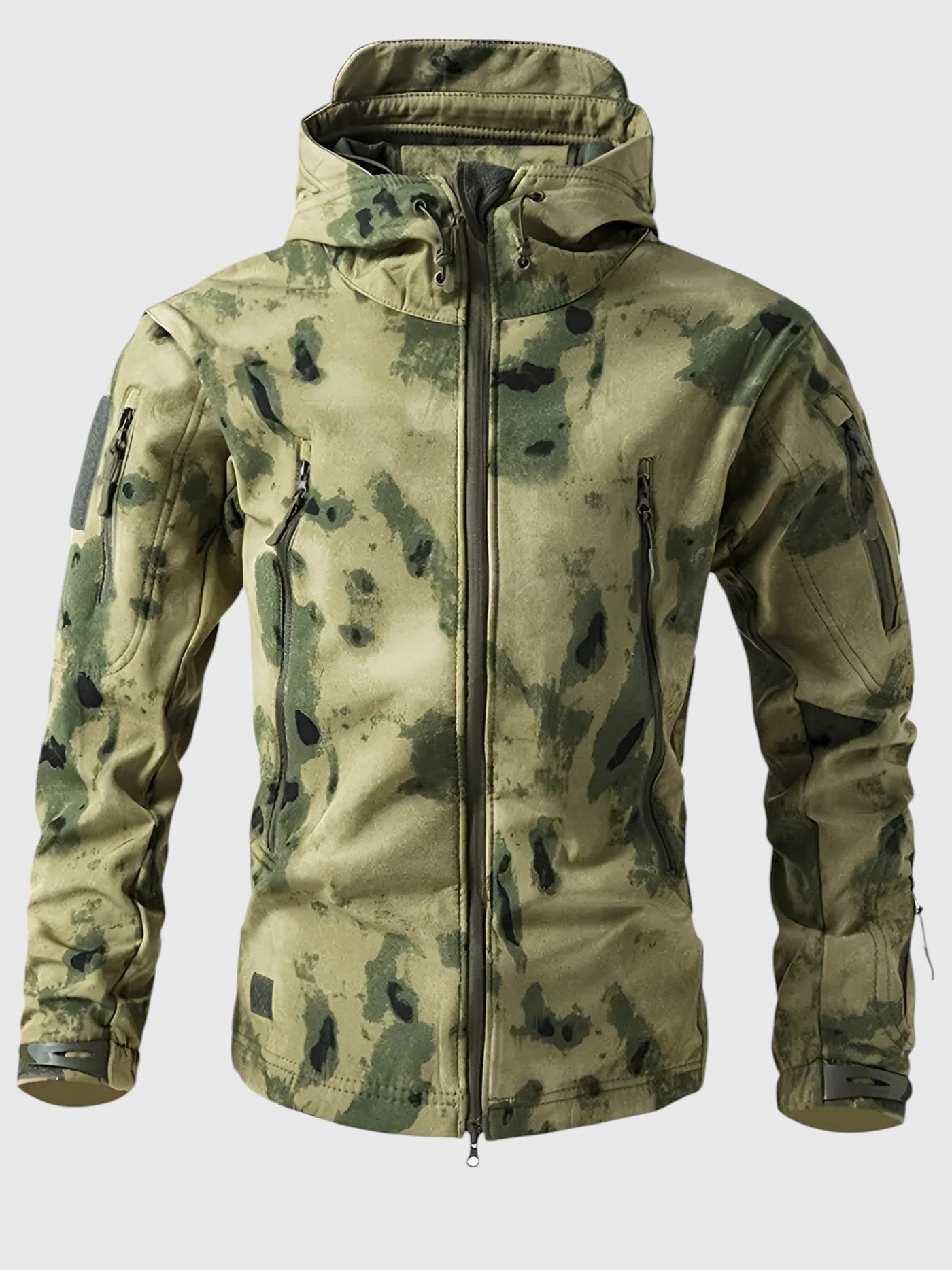 MIRAVO | Armee-Pullover mit Hohem Kragen