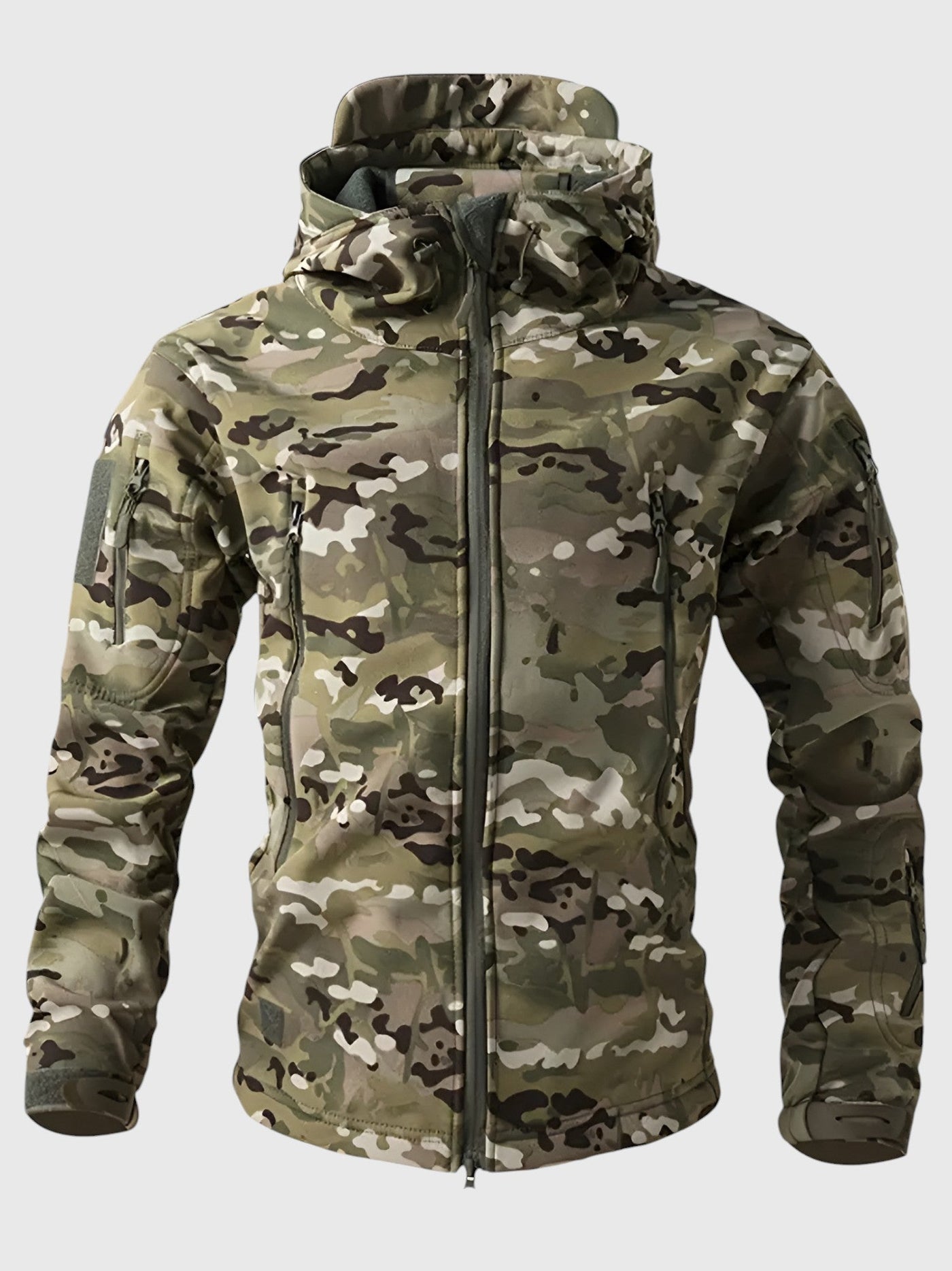 MIRAVO | Armee-Pullover mit Hohem Kragen