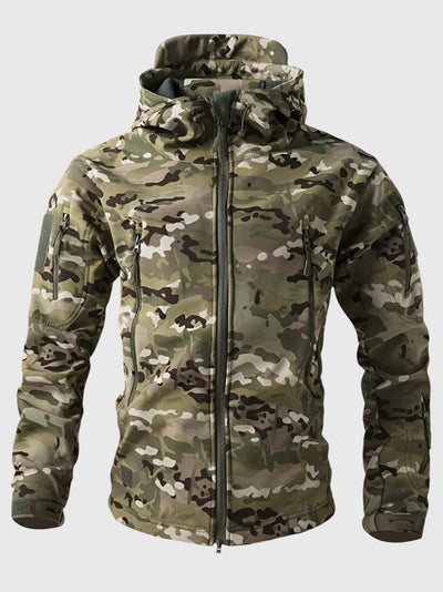 MIRAVO | Armee-Pullover mit Hohem Kragen