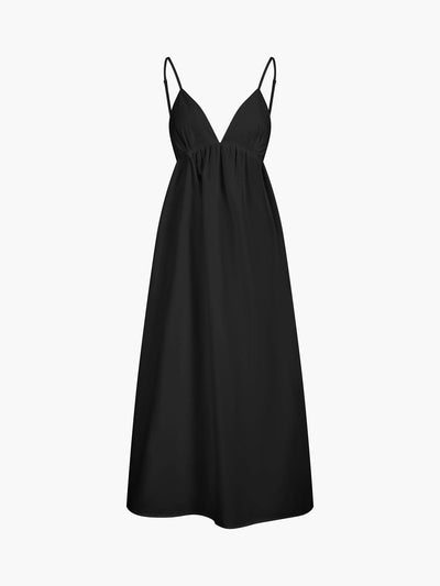 Elena | Rückenfreies Maxi-Kleid mit Cut-Out – Zeitlose Sommer-Eleganz