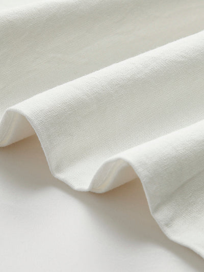 Zweiteiliges Sommer-Set aus Baumwolle & Leinen – Rückenfrei & Haltertop