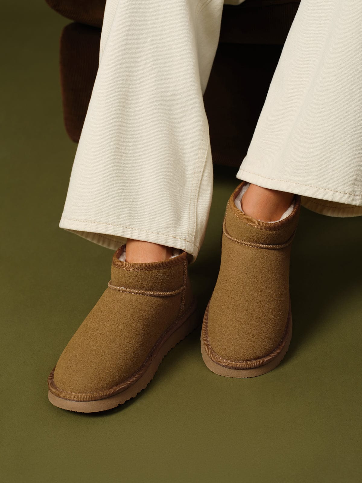 Bottes de neige en laine