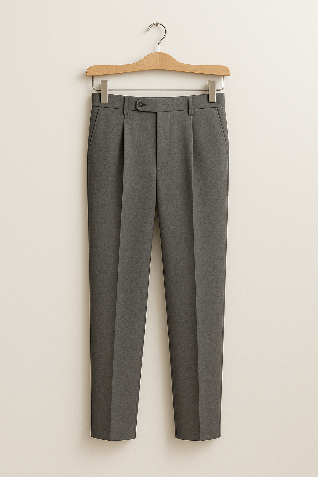 Bastiaen Faltenhose mit hohem Bund