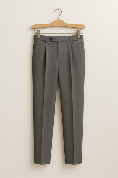 Bastiaen Faltenhose mit hohem Bund