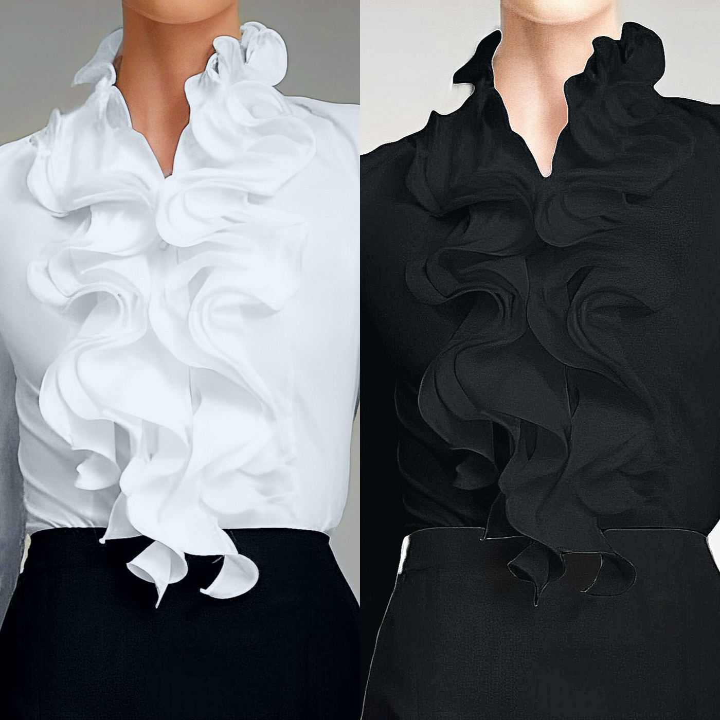 Sakura Rüschenbluse