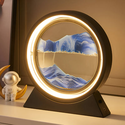 Sands of Time - Sand Art LED Tischlampe - Rotierende Sand Art Lampe