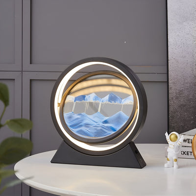 Sands of Time - Sand Art LED Tischlampe - Rotierende Sand Art Lampe