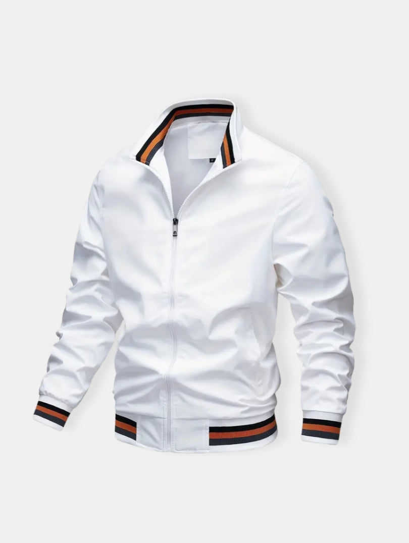 Herren Reißverschluss Lässige Bomberjacke | Langarm