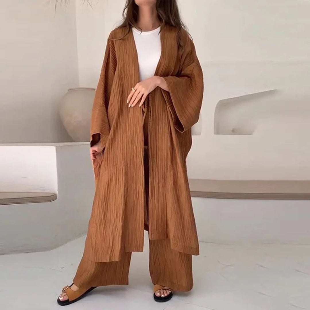 SOLÈNE - Luxuriöses 2-teiliges Strickjacken-Set für einen eleganten Look