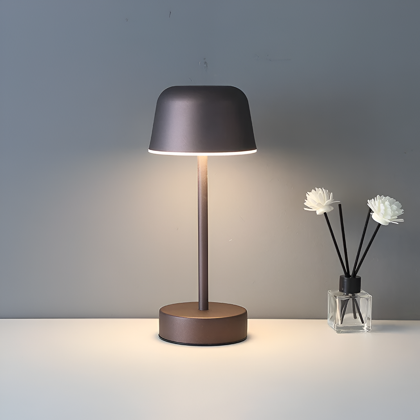 Bunte LED-Tischlampe im Retro-Design, kabellos, USB