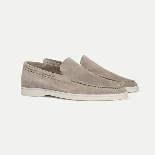 Luca Wildleder-Slipper in Taupe