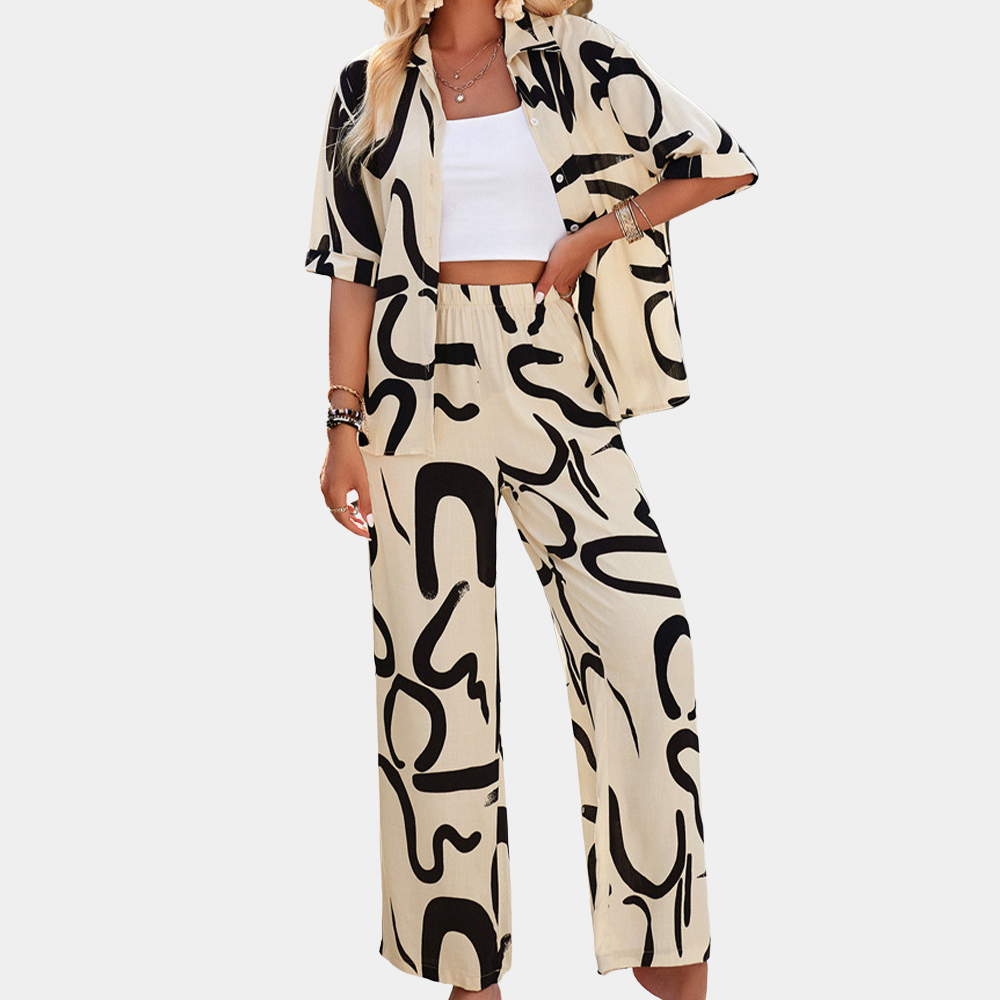 Brigida - Stylisches Sommer-Set für Frauen: Perfektes zweiteiliges Outfit!