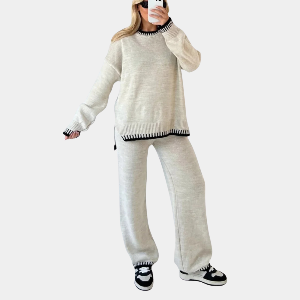 Eloisa - Elegantes zweiteiliges Strickset für Damen