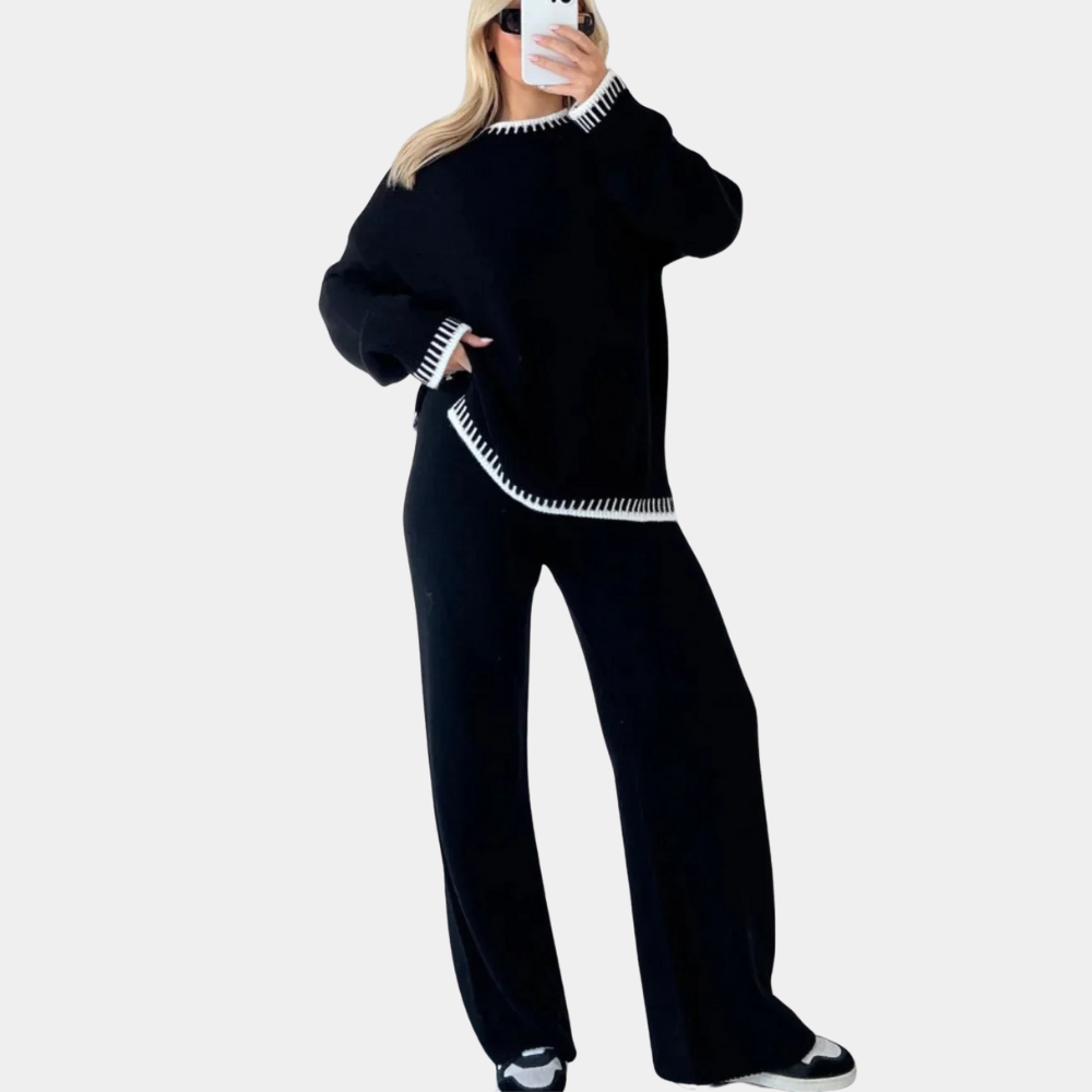 Eloisa - Elegantes zweiteiliges Strickset für Damen