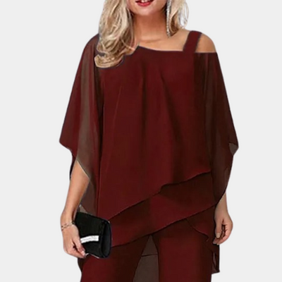 Stylisches 2-teiliges Damen-Outfit für einen modernen Look