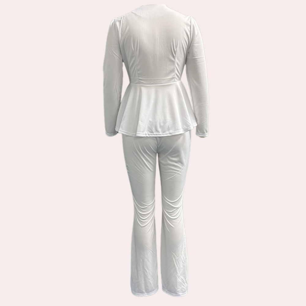 Jamalia - Glamouröses 3-teiliges Blazer-Set für Damen