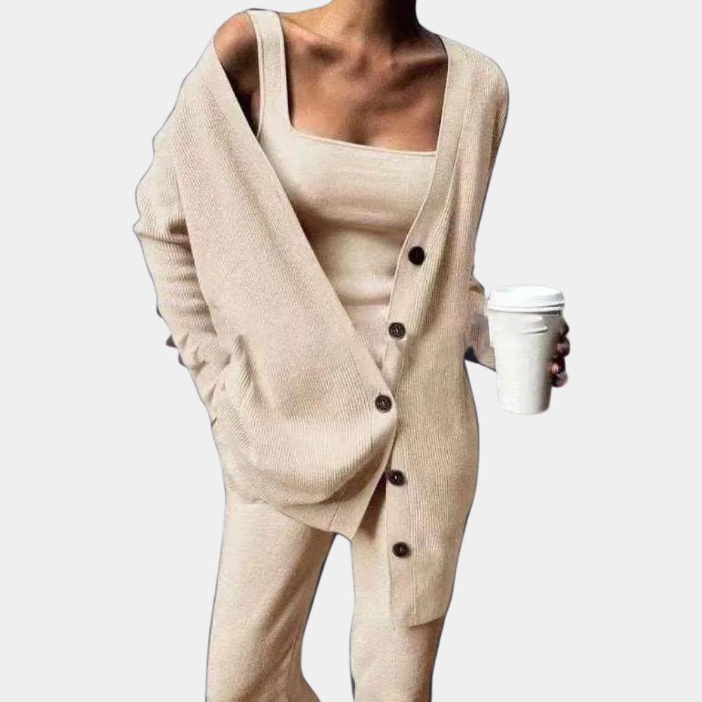 Ultimativer Komfort: 3-teiliges Jogging-Set für Frauen für gemütliche Momente