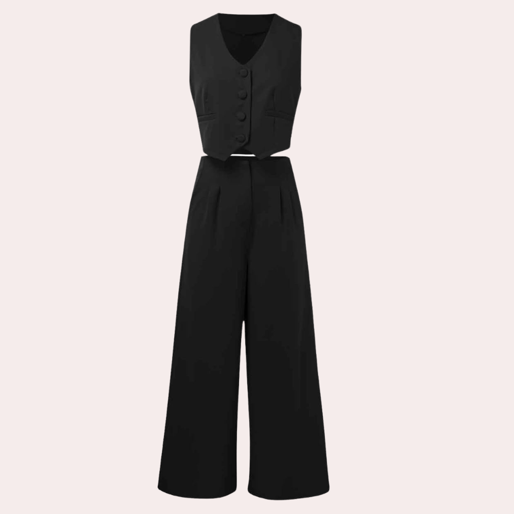Stilvolles Set aus Weste und Hose für Frauen