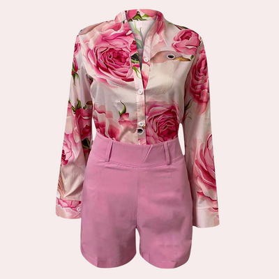 Ora - Stylisches und erfrischendes Sommerset mit Bluse und Shorts