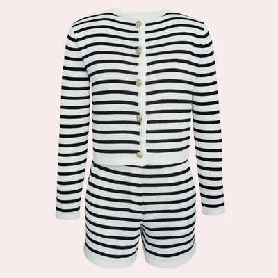 Tassa - Stilvolles gestreiftes 2-teiliges Set für einen eleganten Look