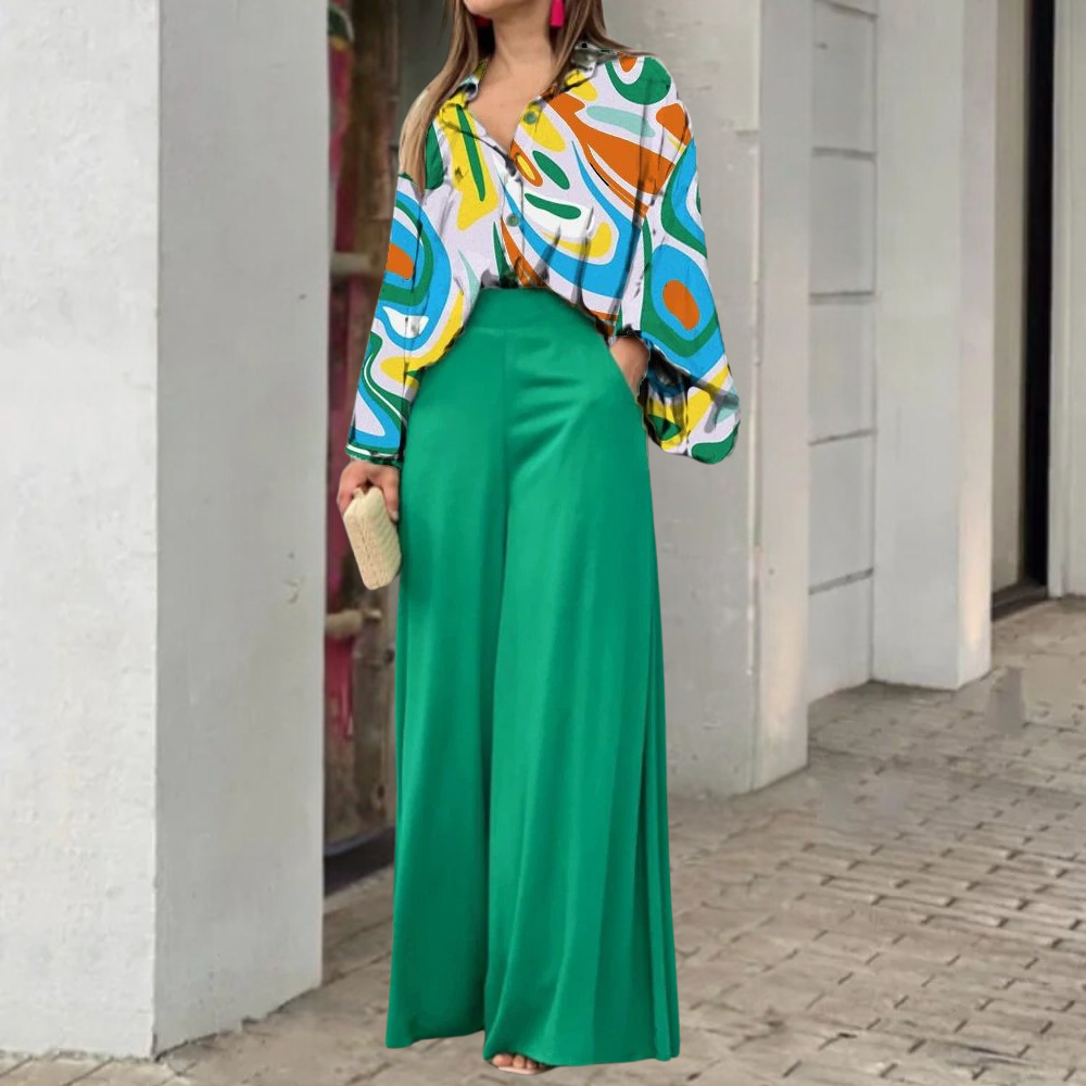 Mariuca - Elegantes, luxuriöses 2-teiliges Damenset