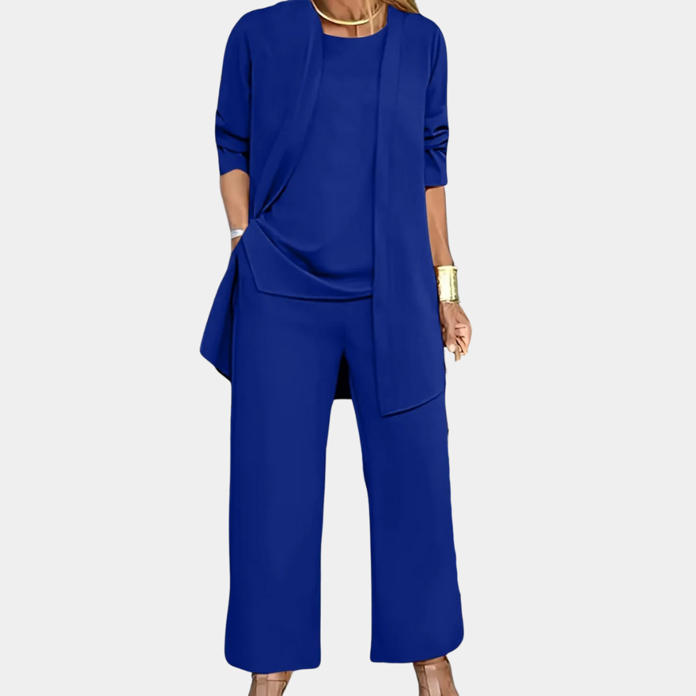 Emma - Stilvolles 3-teiliges Casual Ladies Set für einen schicken Auftritt