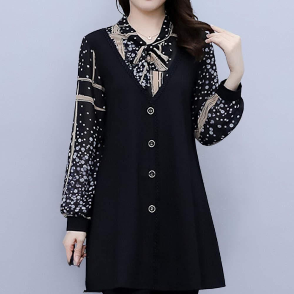 Schicke 2-in-1 Damenweste mit Oberteil - Brandusa