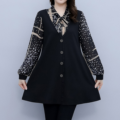 Schicke 2-in-1 Damenweste mit Oberteil - Brandusa