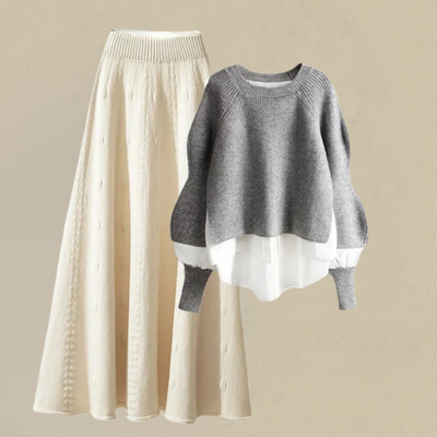 Ysolde - Elegantes Strick-Outfit für jede Gelegenheit