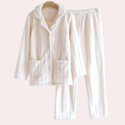 Donna - Elegantes Luxus-Winter-Pyjama-Set für Damen