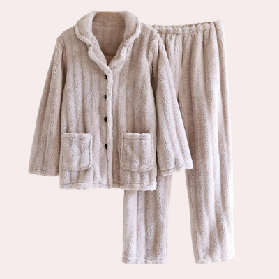 Donna - Elegantes Luxus-Winter-Pyjama-Set für Damen