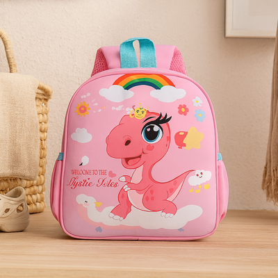 Trendiger Schulrucksack für Kinder – Cooler Dinosaurier-Print, leicht & robust