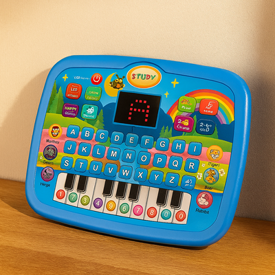 Lern-Tablet für Kinder – Buchstaben, Zahlen, Geräusche & Klaviertasten