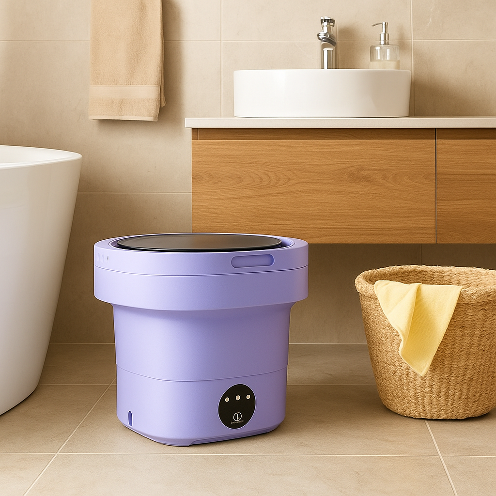 AquaNest – Ultrakompakte zusammenklappbare Waschmaschine | Schulte